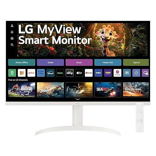 LG 32SR75U-W 32-inch MyView Smart Monitor 4K UHD