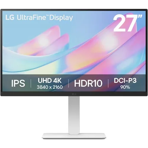 27us500-w Ultrafine Monitor 27-inch 4k Uhd - 3840x2160 - Hdr10 Ips Borderless Design
