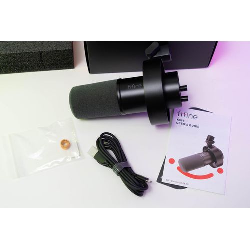 FIFINE Dynamic Microphone, XLR/USB Podcast Recording