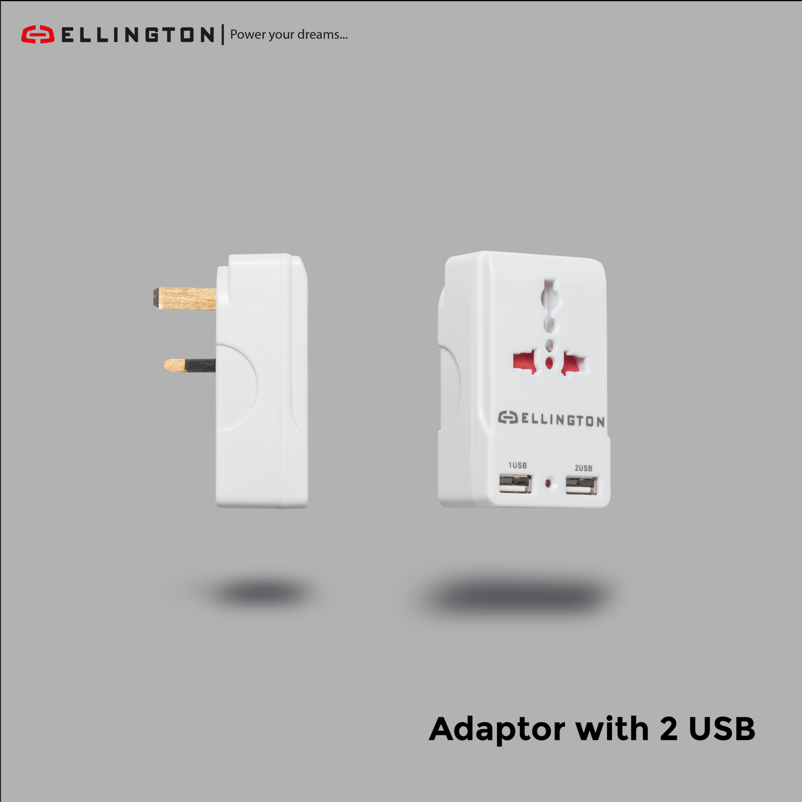 MNOOR ( (ELLINGTON ADOPTER MNOOR WITH 2 USB )