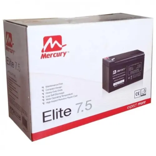 Mercury Elite 7.5ah 12v Ups Replacement Battery
