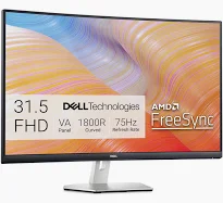 Dell S3222HN 32-inch FHD 75Hz Curved Monitor – Black