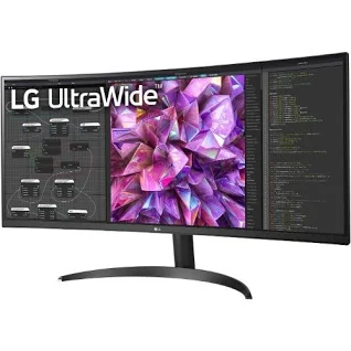 34wq60c-b 34-inch Curved Ultrawide™ Qhd Ips Hdr 10 60hz Monitor With Dual Controller